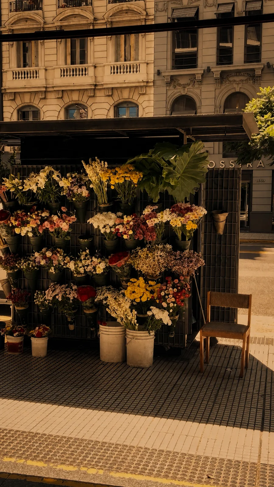 Puesto de flores de Buenos Aires